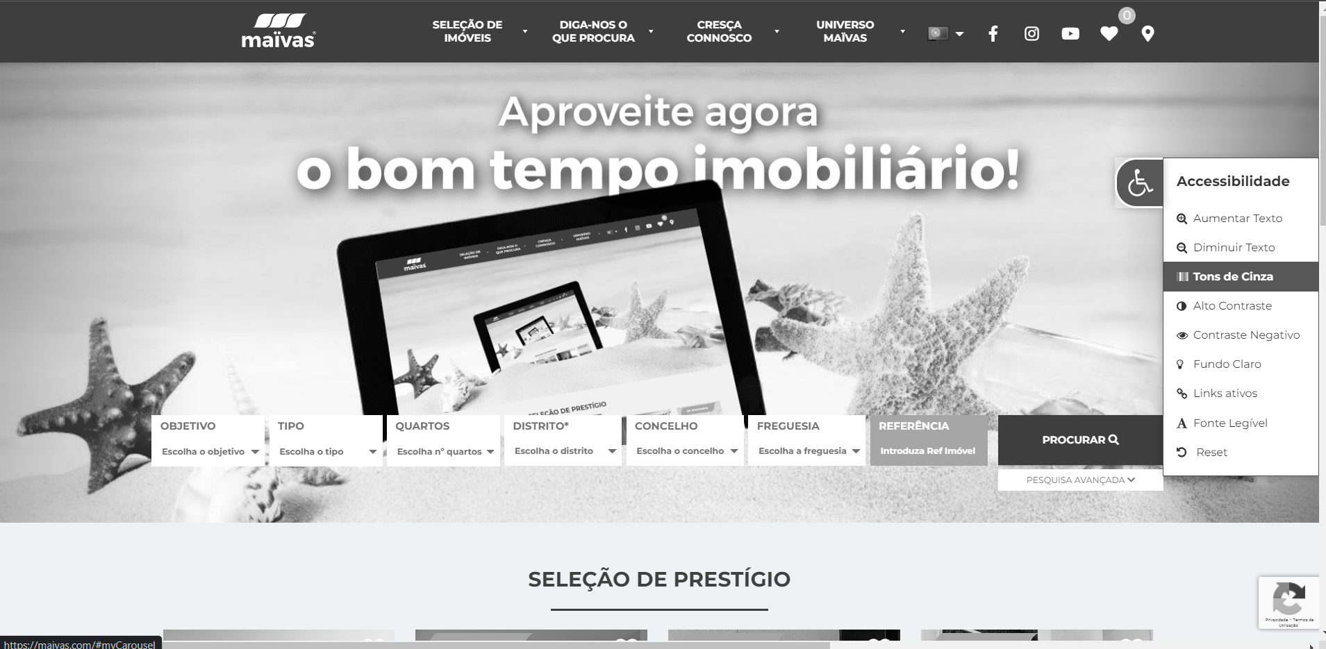 O primeiro website imobiliário inclusivo em Portugal